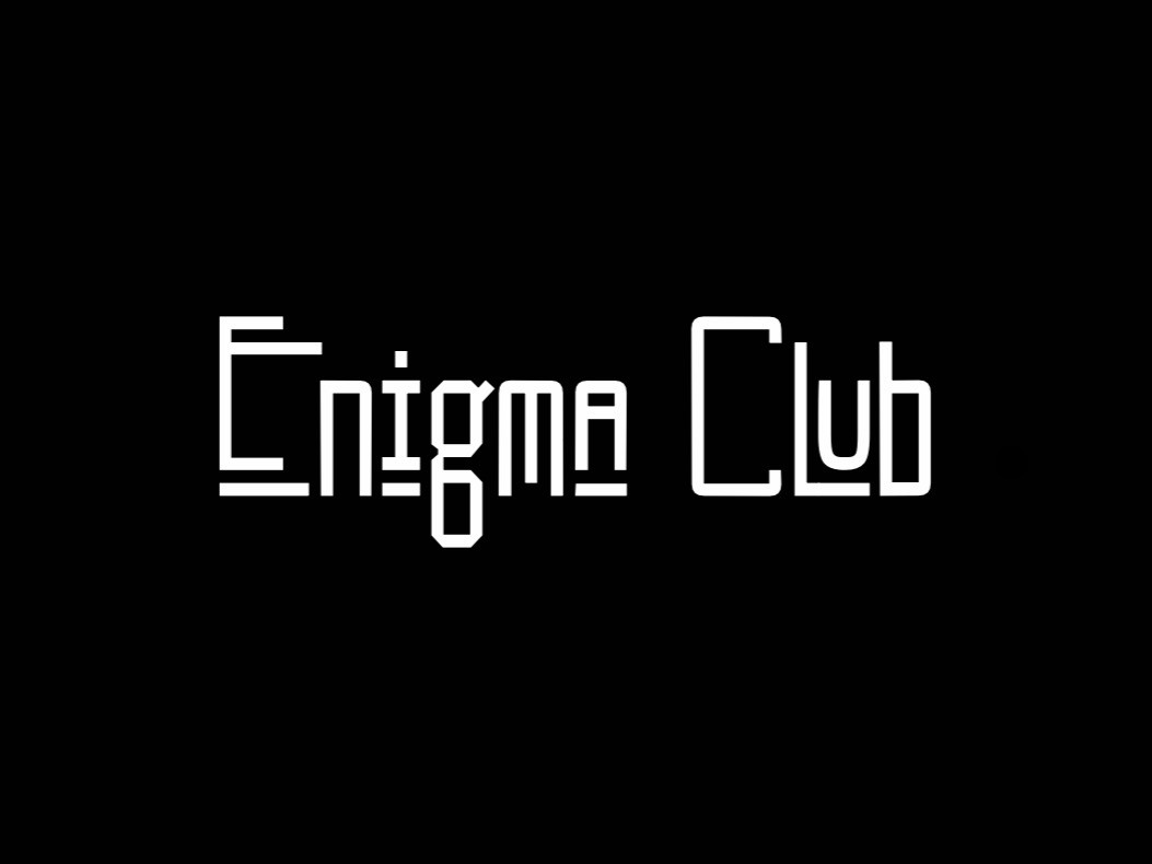 Logo da Enigma Clube casa de swing em  Moema SP