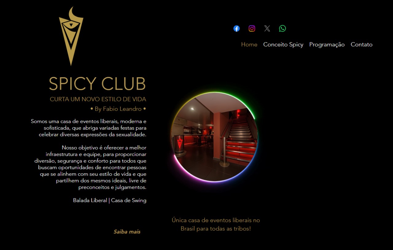 Site Spicy Club balada liberal e casa de swing em SP riosexsite